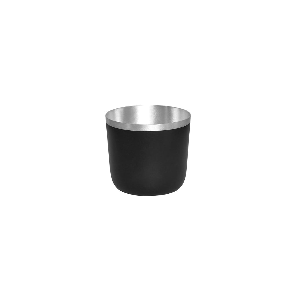 An amazing tumbler made of iron with a pure silver coating