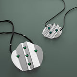 Carlotta Necklace - Round Plissè